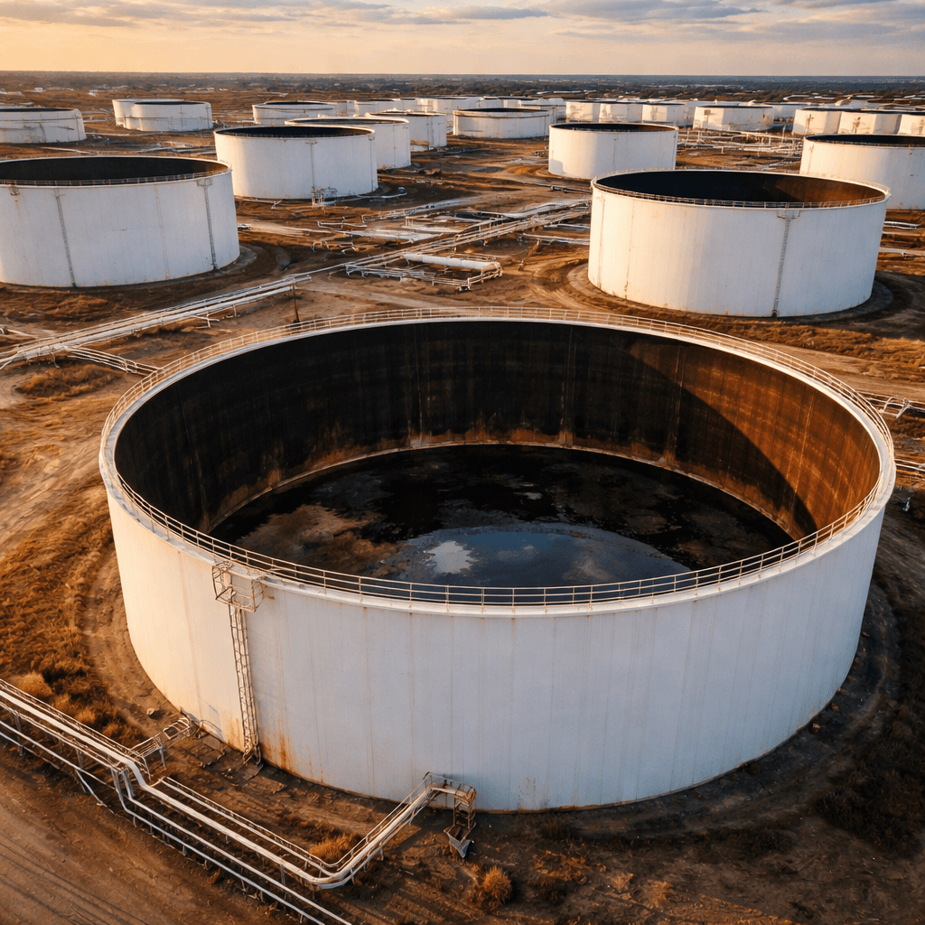Cushing Crude Storage Falls to Near-Empty Levels as Global Supply Crisis Drains US Inventories